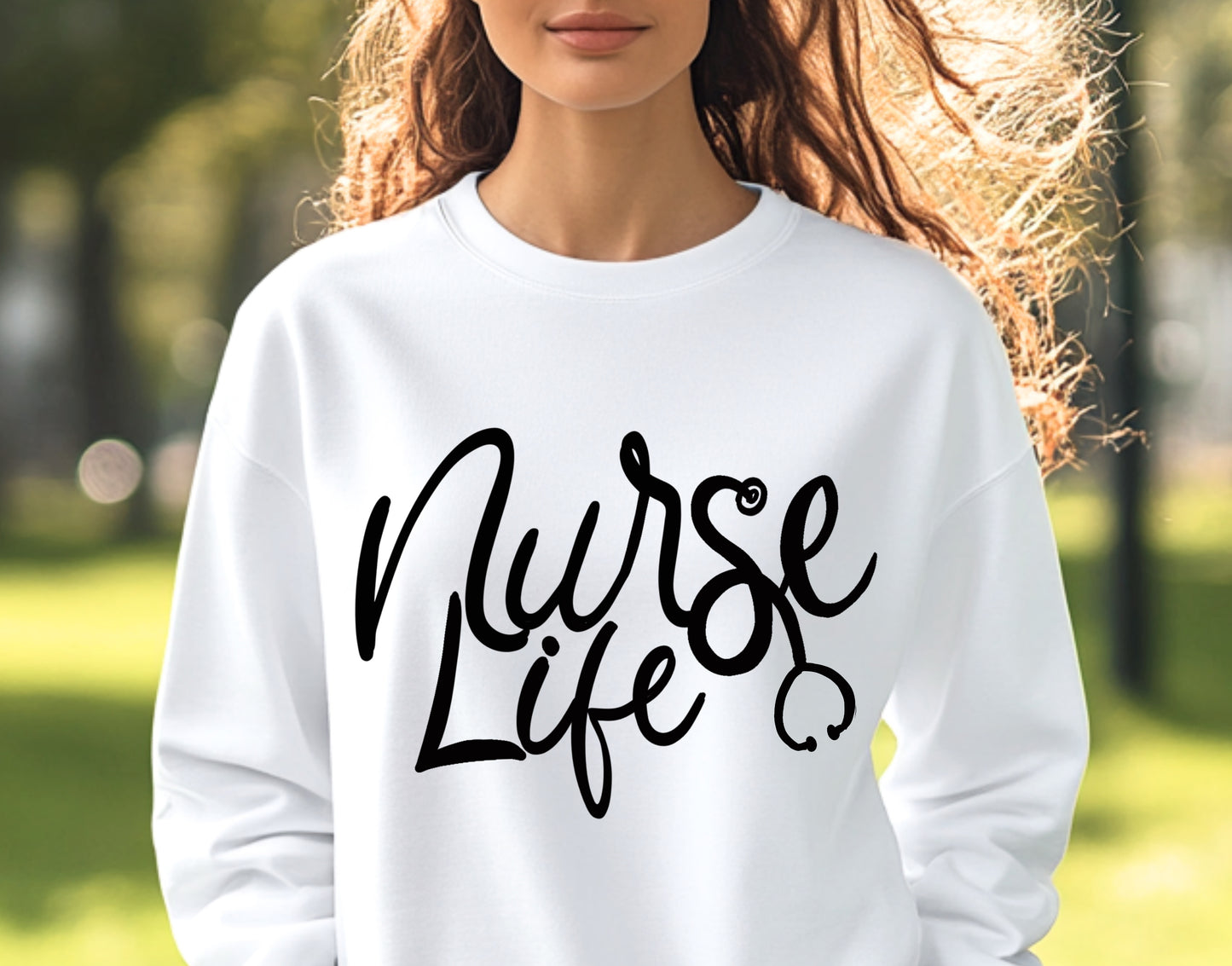 Stethoscope Heart Nurse Black