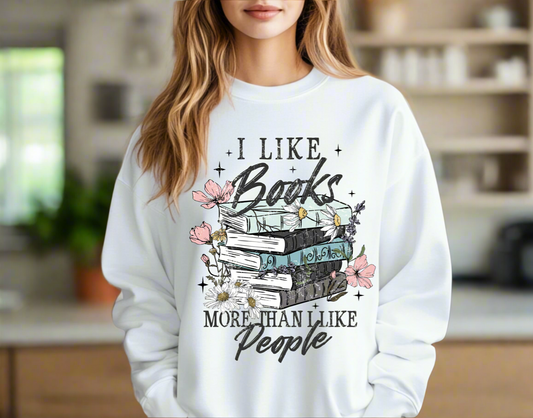 Books are my therapy SWEATSHIRT
