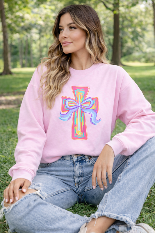 Colorful Cross Sweatshirt
