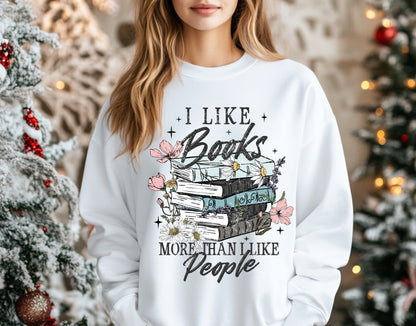 Books are my therapy SWEATSHIRT